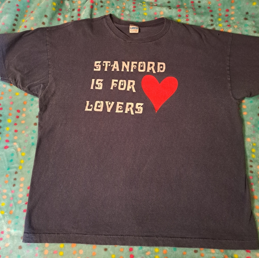 Vintage Columbia tee. "Sanford is for Lovers" blue.  See Measurements